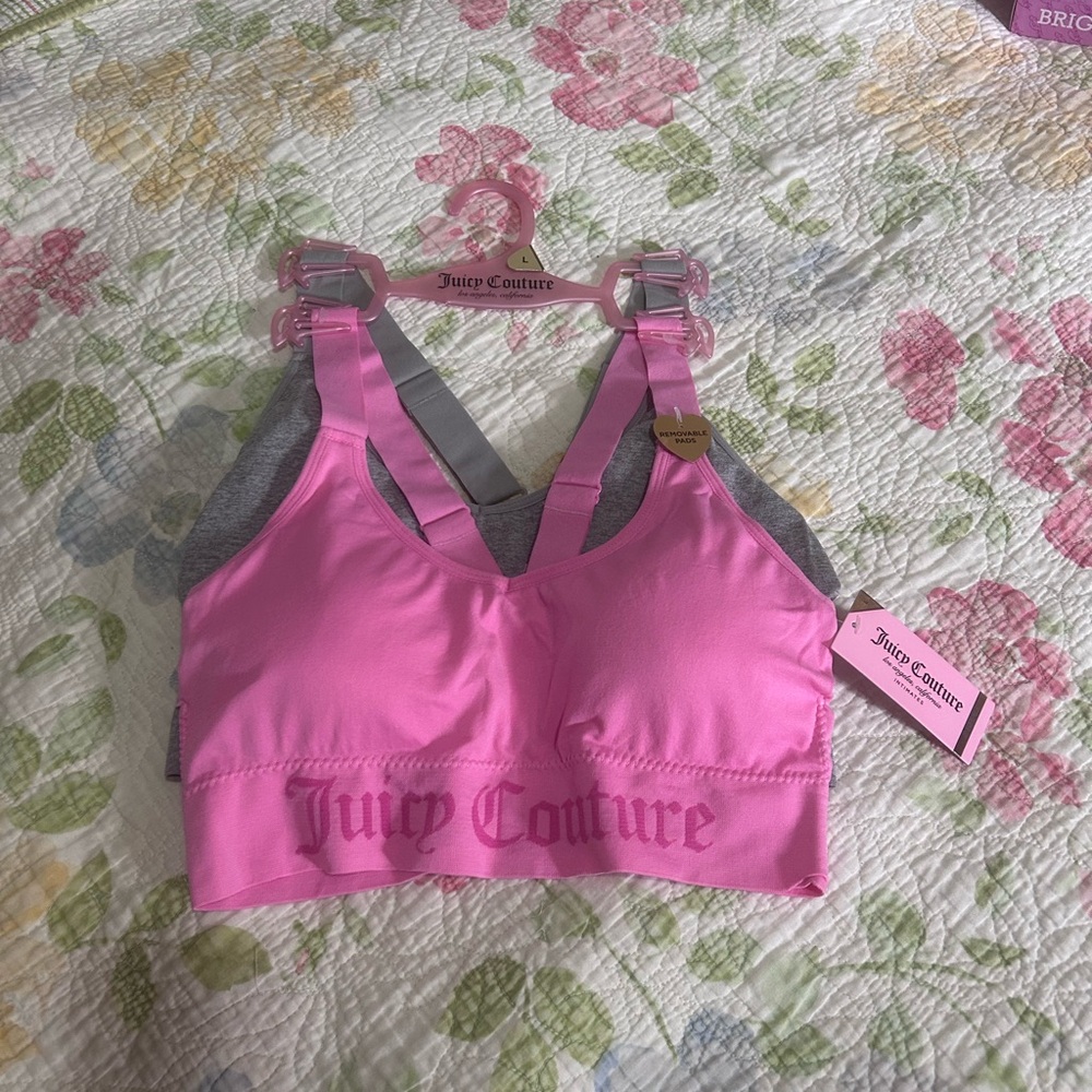 Juicy Couture Vibrant Pink Sports Bra